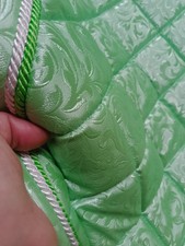 Schabracke Sattelunterlage Barock Lindgrün XXL-lang Barocksattel