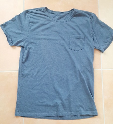 Tchibo shirt blau herren - t-shirt,