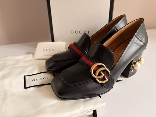Gucci marmont loafer pumps - gucci,