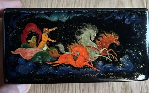 Russische lackdose palekh - russische,