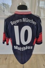 Bayern München Adidas Trikot Auswärts 1997/98  rot/blau Gr. L Matthäus Opel