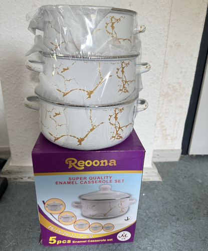 Reoona emaille topfset tlg - reoona, 5-tlg