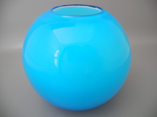 Friedrich kristall vase blau - vase,