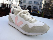 VEJA RIO BRANCO Damen Schuhe Sneaker Leder Textil Weiß Creme Gr.37(UK4) f.Neuw