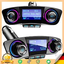 Bluetooth FM Transmitter USB KFZ Radio Adapter Ladegerät Freisprechanlage Retoo