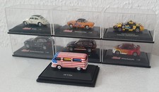 7x Schuco Modellautos 1:87 -VW T2/Käfer/Karmann Ghia/Beetle RSI/Touareg- Porsche