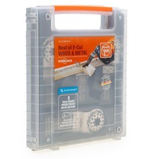 Fein 35222967010 6tlg Best of E-Cut Starlock HOLZ und METALL Multitool Messer Set