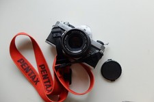 Pentax MX schwarz silber mit