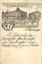 Litho Berlin Mitte, Central Hotel, Bahnhof Friedrichstraße, Wappen - 4509432