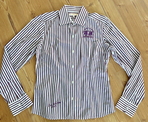 Mauve weiß gestreifte - mauve-weiß,