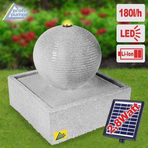 Solar gartenbrunnen - solar,