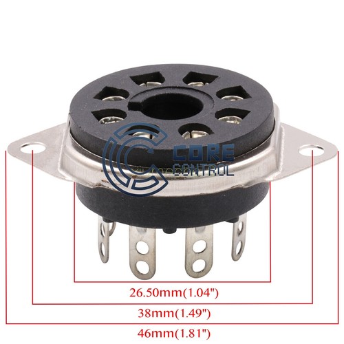 New 5pcs 8pin bakelite octal - 8pin,