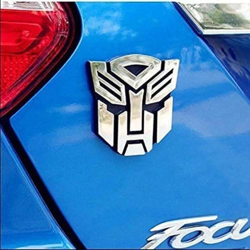 2pc new chrome transformers - chrome, 3d