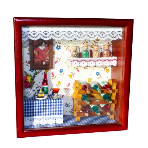 Vintage puppenhaus schaukasten - vintage,