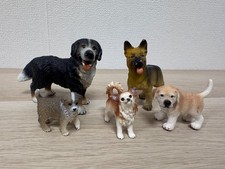 Schleich Hunde Berner Sennenhund, Australien Shepherd Welpe, Schäferhund 5 Stk.