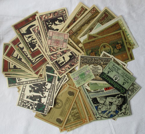 Sammlung mit 100 banknoten - 100,