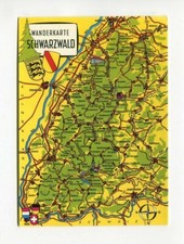 uralte AK Motivkarte Orientierungskarte Wanderkarte Schwarzwald //19