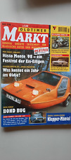 Zeitschrift:Oldtimer Markt. Bond Bug-Ford-Mercedes 190 SL