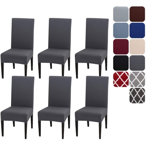 Stretch stuhlhussen 6er set - stretch,