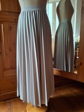 Plisseerock Faltenrock in Grau