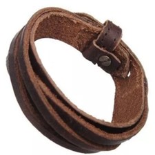 Leder armband surfer - armband, herren