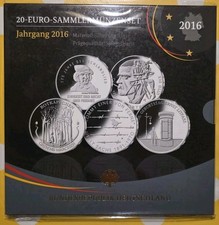 5 x 20 Euro Silber