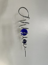 Tolle Deko-Spirale mit 2 Glaskugeln