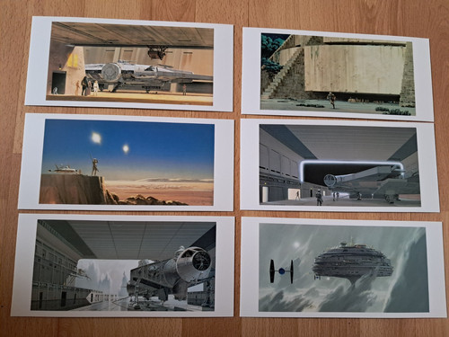 Star wars postkarten - 6x, des