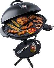 Steba VG 350 Tischgrill mit XXL Grillplatte, Thermoisolierte Griffe, Low-Fat