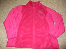 schöne Damen Outdoor Jacke Fleece- Softshell- Stepp- Jacke Gr. XXL 44 SOCCX pink