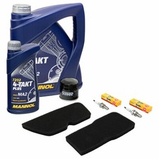 Wartungspaket 5L Öl für Suzuki Intruder 1400 87-03 Luftfilter+Ölfilter+Zündkerze
