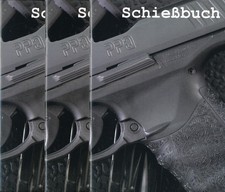 3x SCHIEßBUCH mit Fehlern