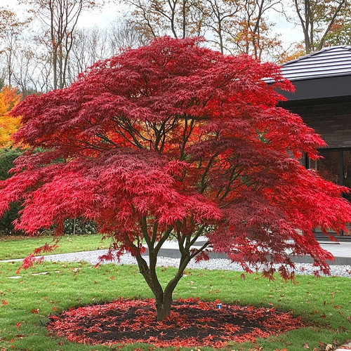 Acer palmatum atropurpureum - palmatum, 'atropurpureum'