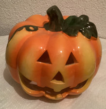 Teelichthalter Kürbis