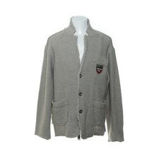 Alpin, Strickjacke, Herren, Größe: XL, Beige, Acryl/Wolle, Fischgräte #uCC