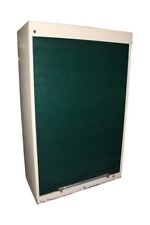 großer alter Metallschrank massiv Rolladen Schrank Aktenschrank vor 1945 Bauhaus