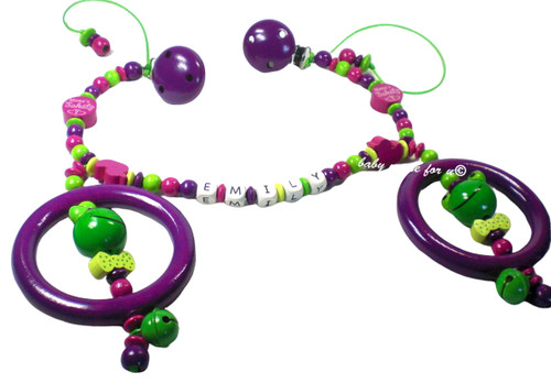 Kinderwagenkette mit namen - kinderwagenkette,
