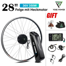 28 Zoll 700C 350W Heckmotor E-Bike Kit Umbausatz mit 13Ah Akku für Kassette