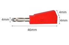 Multimeter Bananenstecker Messleitung Set, 10 Stück P1532 Silikon isoliert stapelbar