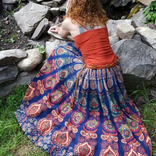 Indischer boho rock wickelrock - indischer,