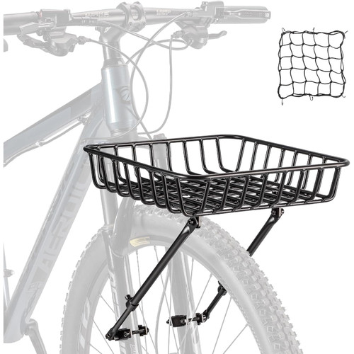 Fahrradkorb aluminium vorne - aluminium,