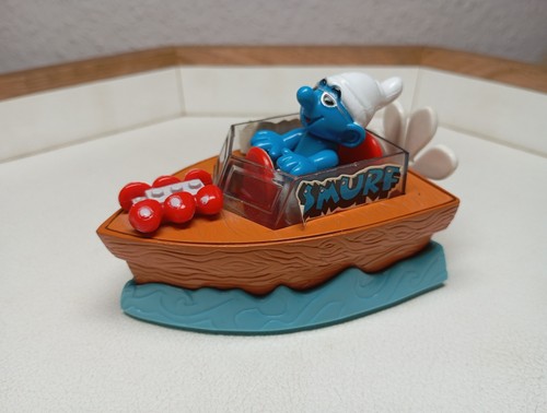 Toy island schlümpfe - schlümpfe, boot