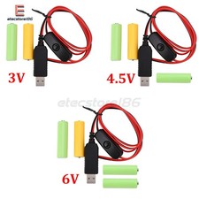 4.5V 3V AAA Battery Eliminator Dummy Battery Adapter for Replace AAA AA Battery