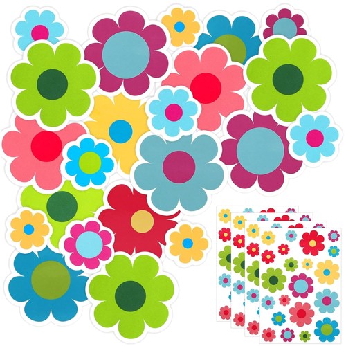 Blumen aufkleber fahrrad auto - aufkleber,