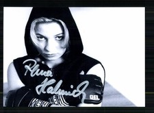 Regina Halmich Autogrammkarte