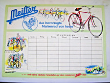 Stundenplan Meister Fahrrad