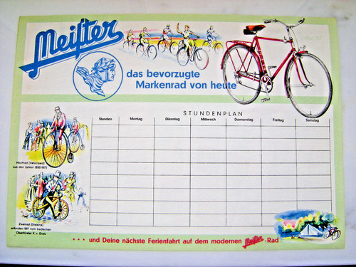 Stundenplan meister fahrrad - stundenplan,