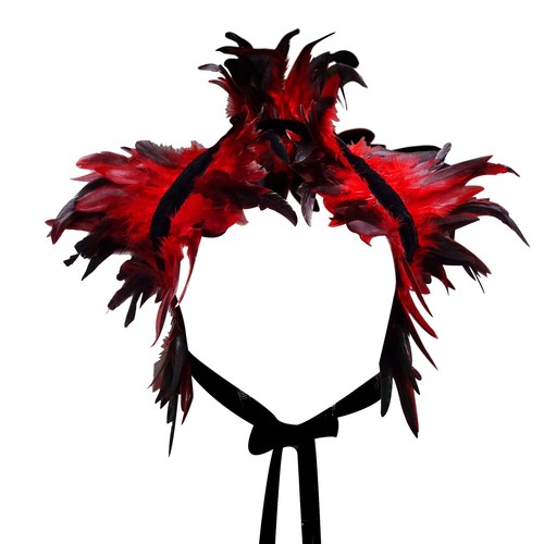 Gothic feder umhang - gothic,