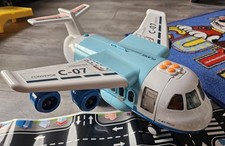 Transportflugzeug mit Licht und Sound! ab 3 Jahre Spielzeug Autos  hineinfahren!