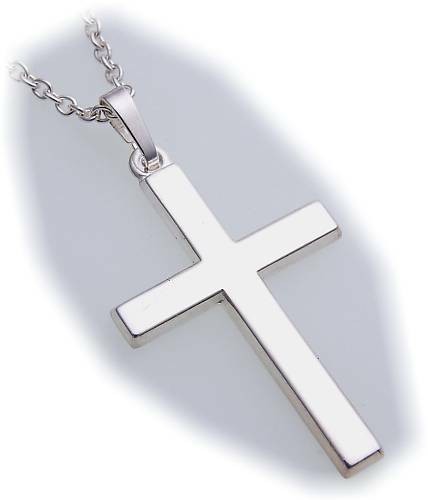 Anhänger kreuz echt silber - anhänger,
